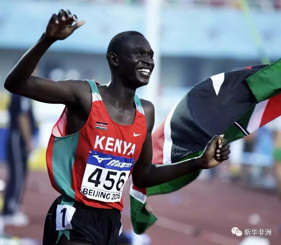 肯尼亚长跑选手获得男子比赛冠军